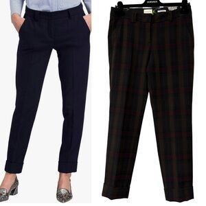 SEDUCTIVE PANTS Allison Plaid Check Cuff Pants